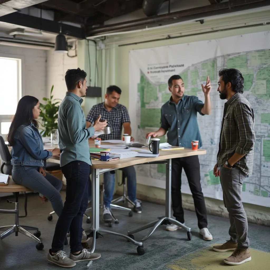 Equipo EcoInvest analizando gráficos de inversión